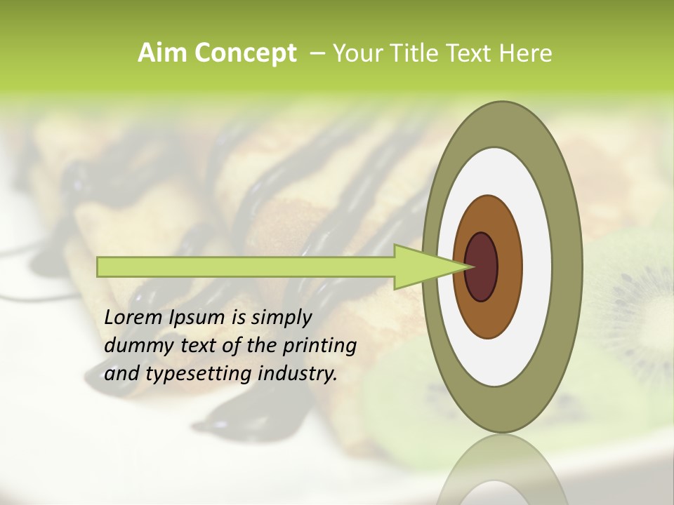 Crepes With Chocolate PowerPoint Template