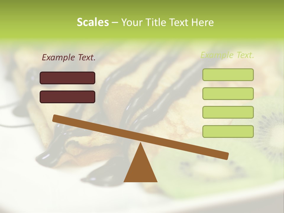 Crepes With Chocolate PowerPoint Template