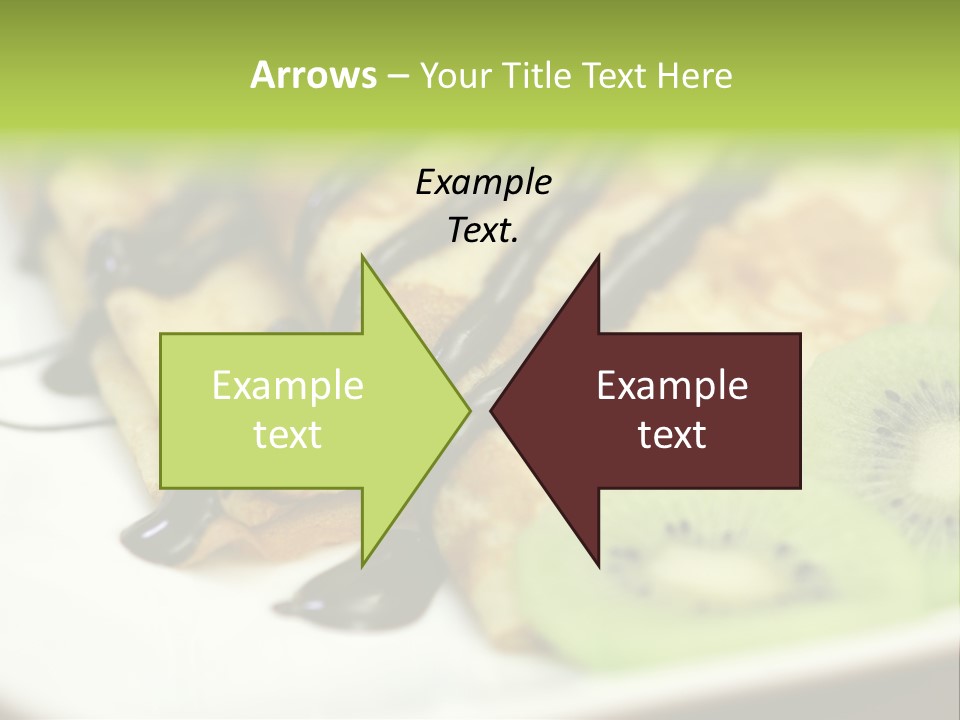 Crepes With Chocolate PowerPoint Template