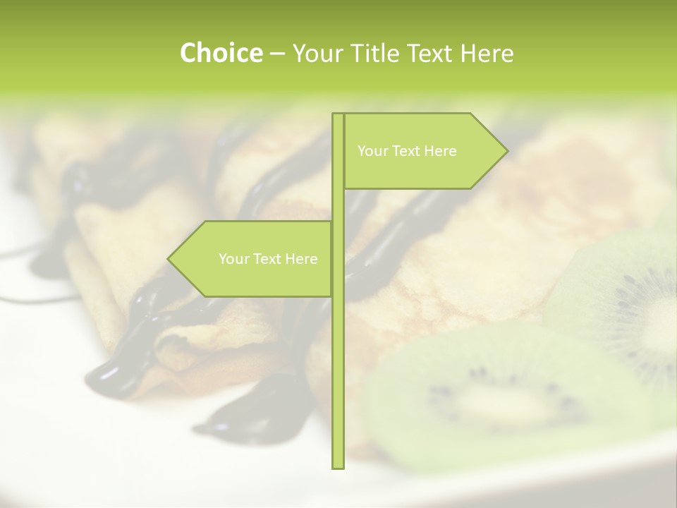 Crepes With Chocolate PowerPoint Template