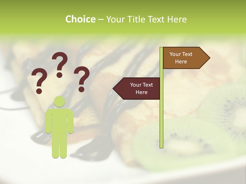 Crepes With Chocolate PowerPoint Template