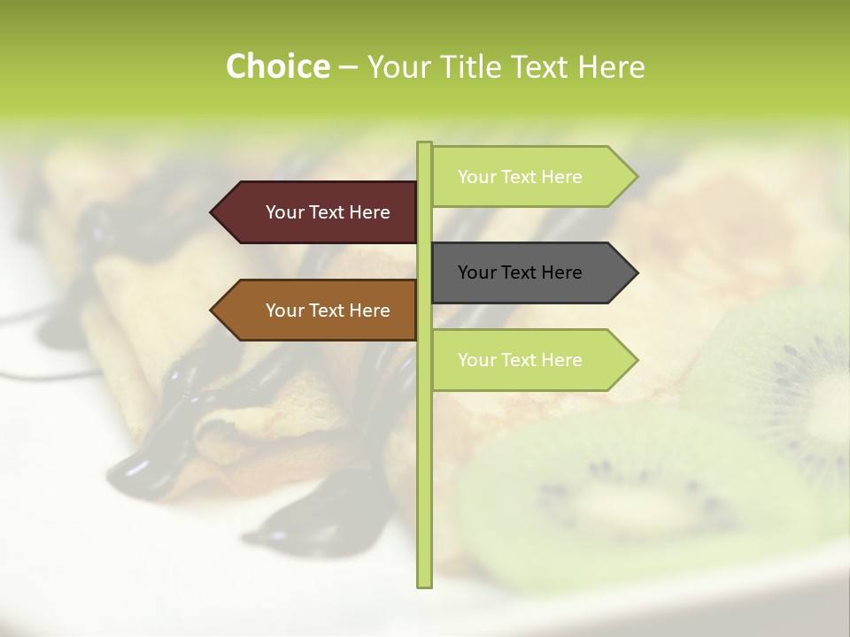 Crepes With Chocolate PowerPoint Template