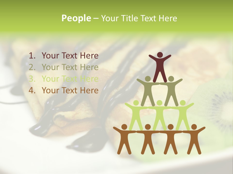 Crepes With Chocolate PowerPoint Template
