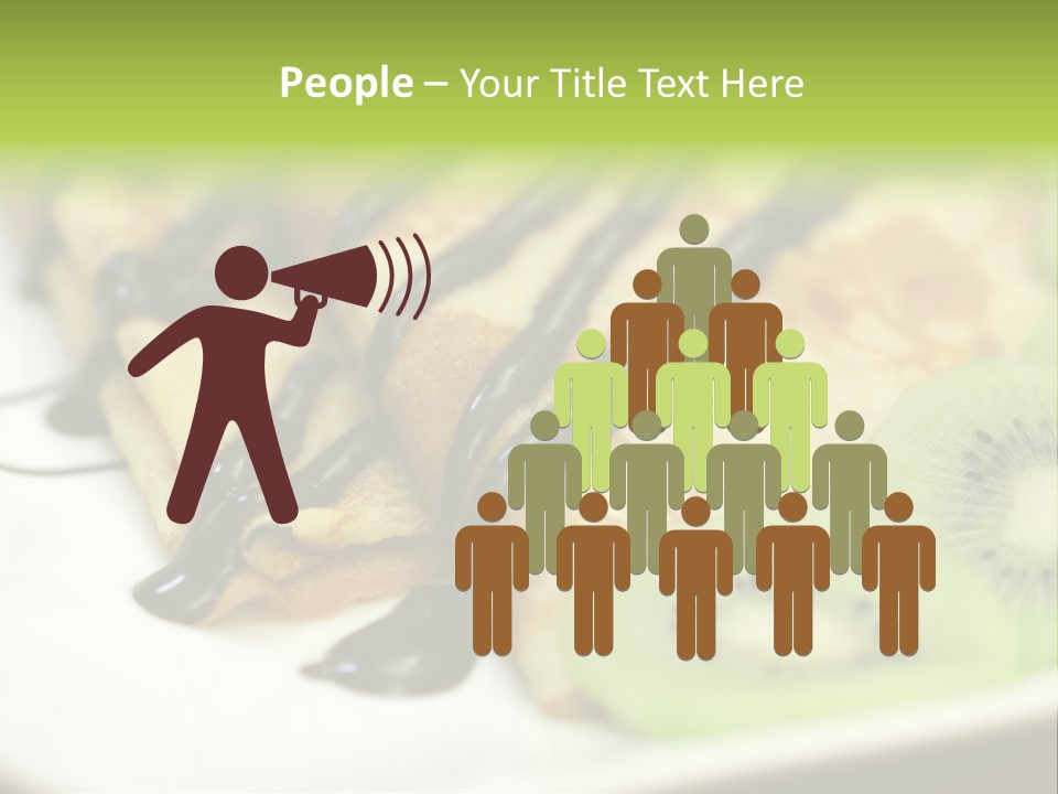 Crepes With Chocolate PowerPoint Template