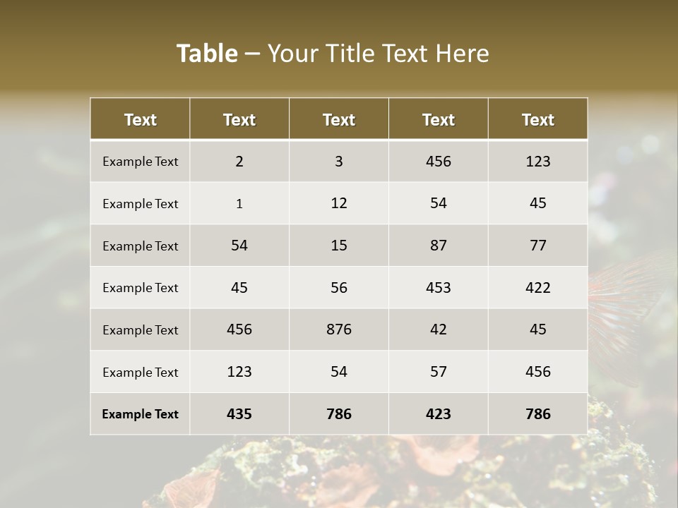 Sea Fish PowerPoint Template