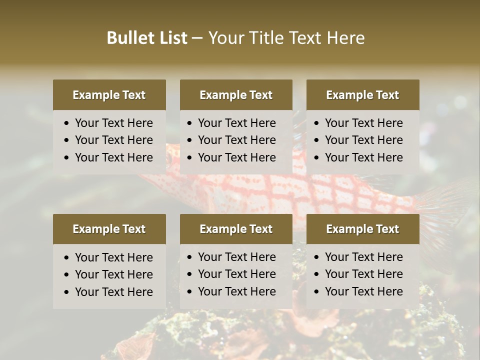 Sea Fish PowerPoint Template