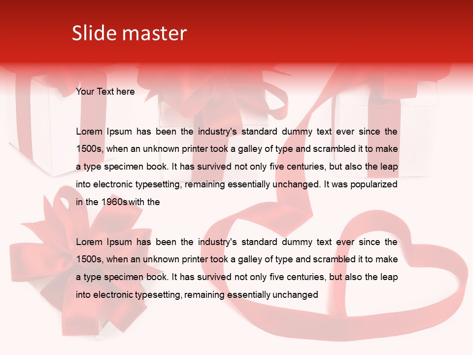 Present Box PowerPoint Template