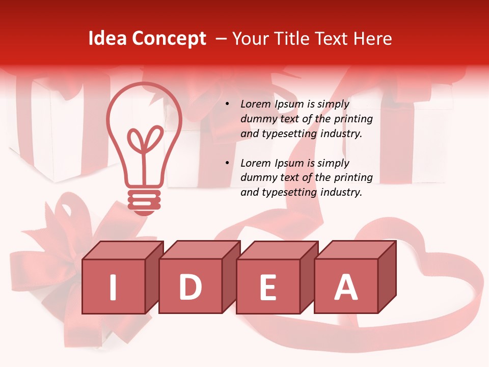 Present Box PowerPoint Template