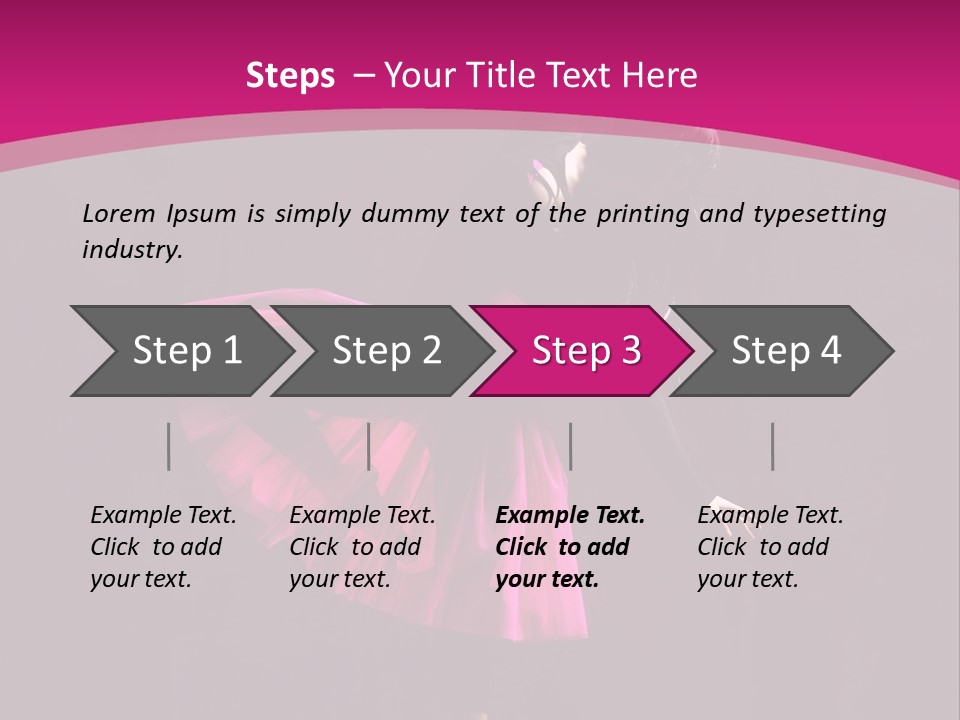 Jazz Taniec PowerPoint Template