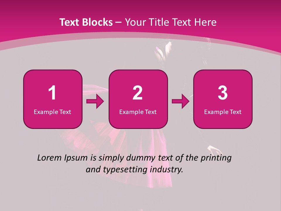 Jazz Taniec PowerPoint Template