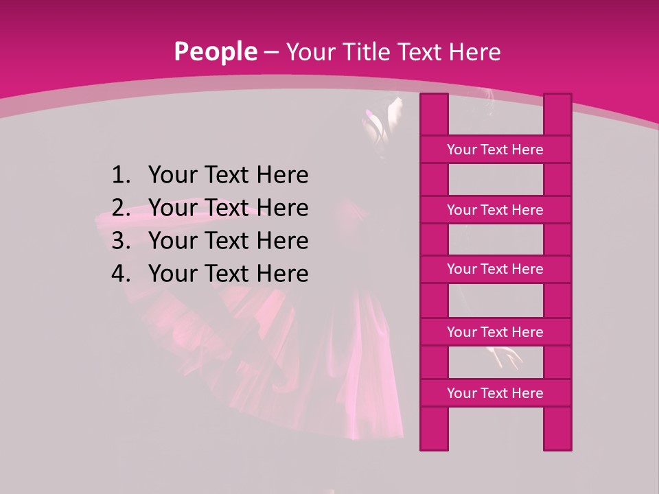 Jazz Taniec PowerPoint Template