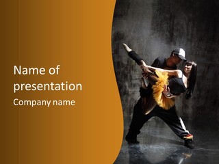 Hip Hop And Ballet PowerPoint Template