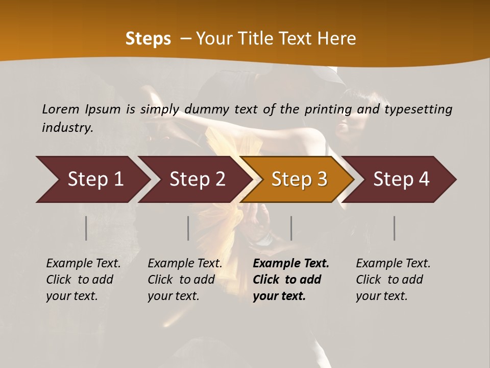 Hip Hop And Ballet PowerPoint Template