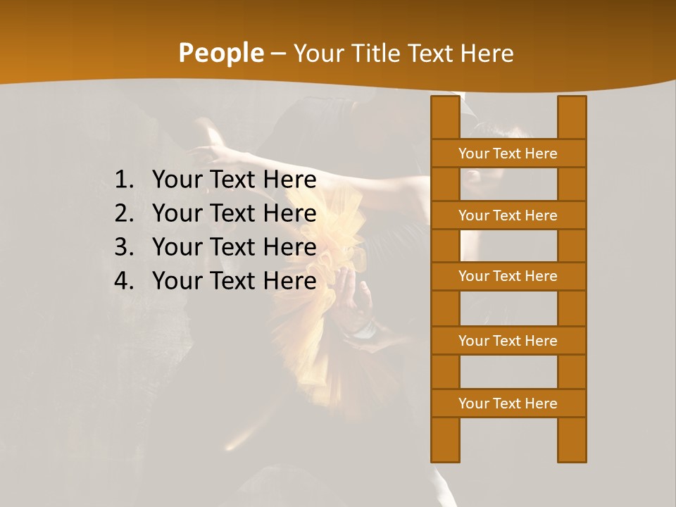 Hip Hop And Ballet PowerPoint Template