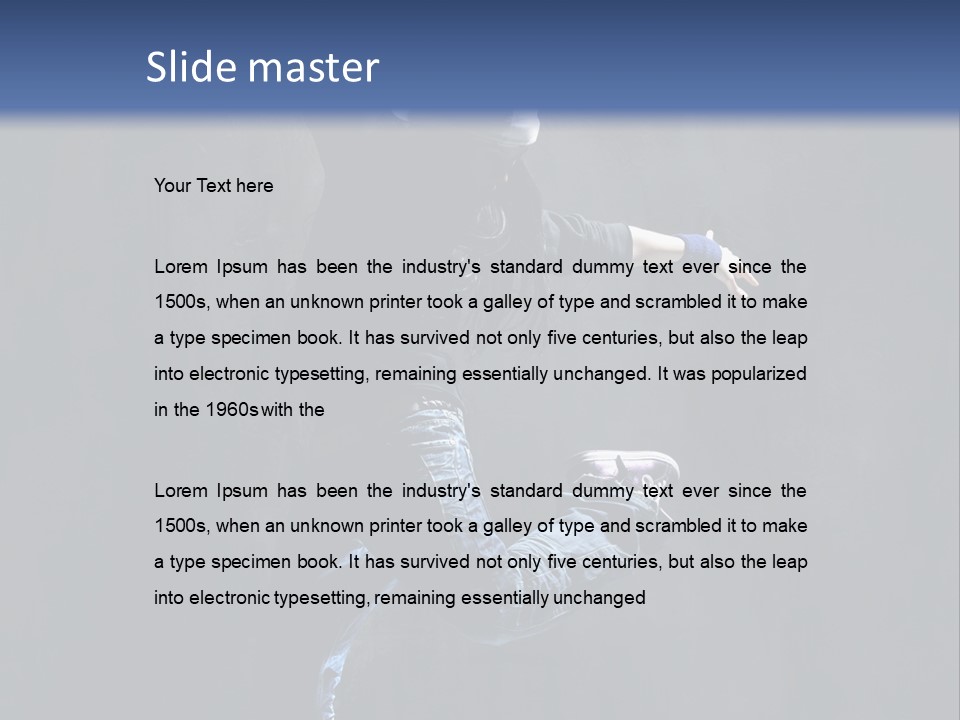Dancer Alexander Yakovlev PowerPoint Template