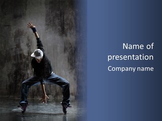 Modern Dance Pose PowerPoint Template