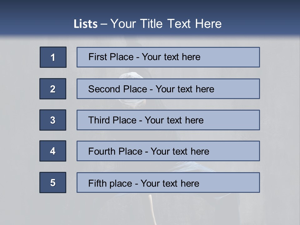 Modern Dance Pose PowerPoint Template