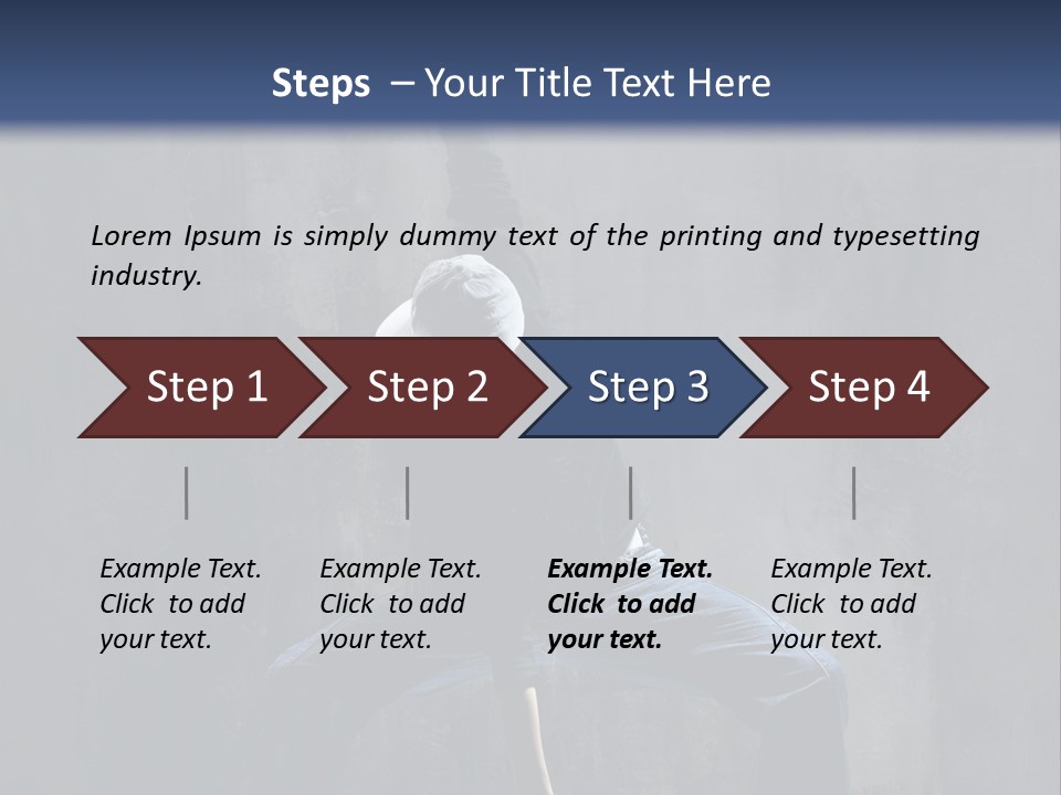 Modern Dance Pose PowerPoint Template