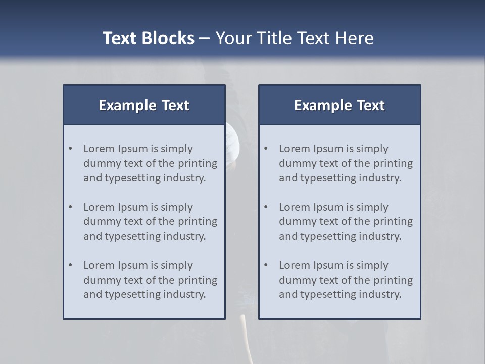 Modern Dance Pose PowerPoint Template