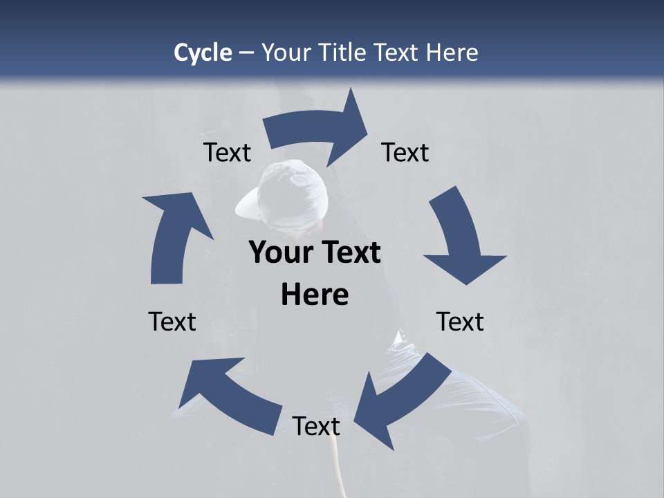 Modern Dance Pose PowerPoint Template