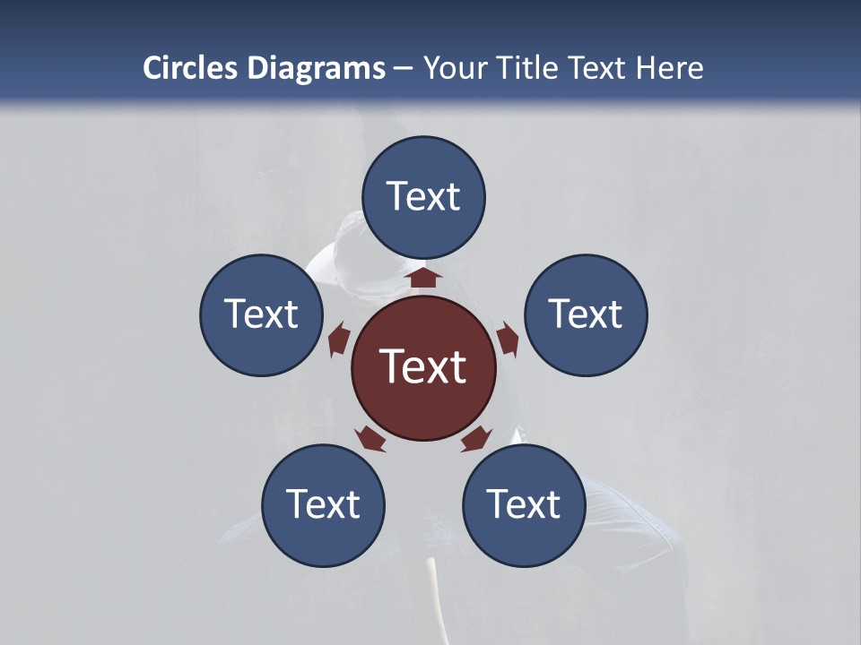 Modern Dance Pose PowerPoint Template