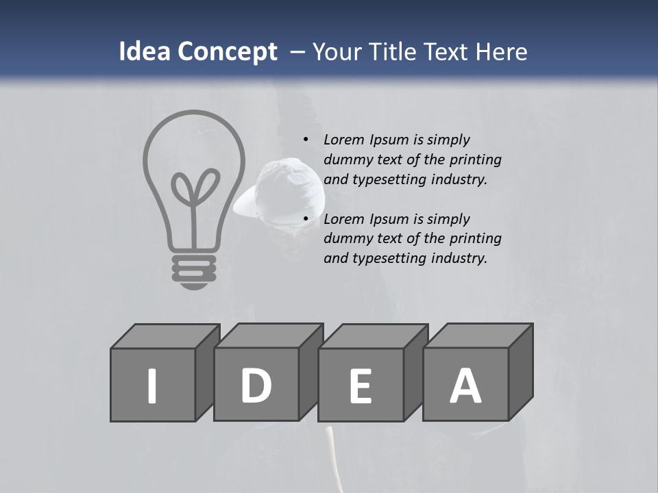 Modern Dance Pose PowerPoint Template