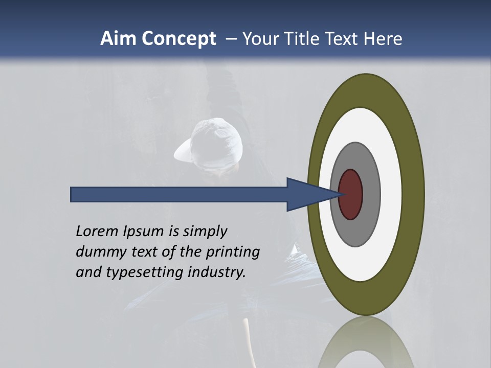 Modern Dance Pose PowerPoint Template