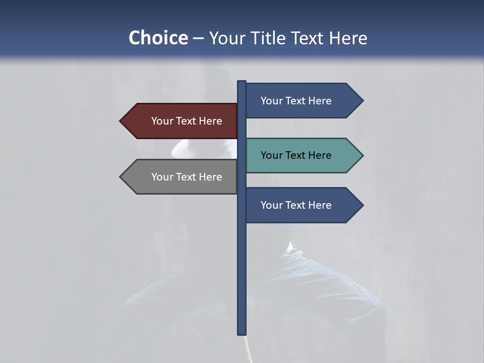 Modern Dance Pose PowerPoint Template