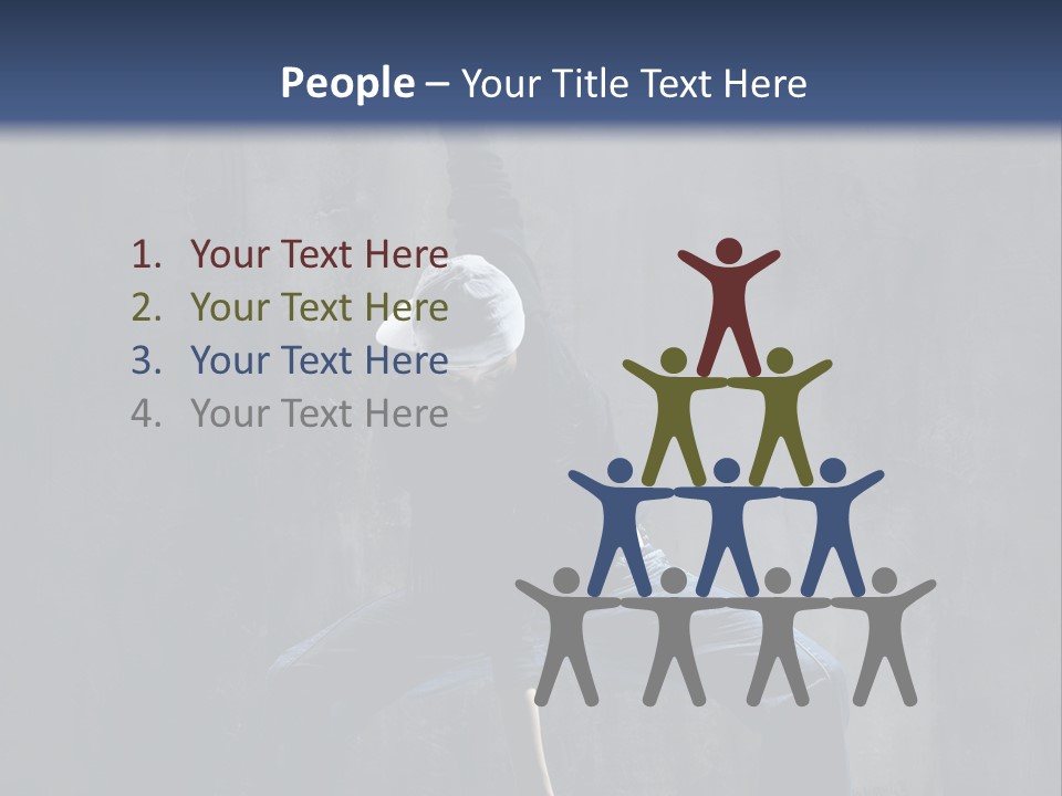 Modern Dance Pose PowerPoint Template