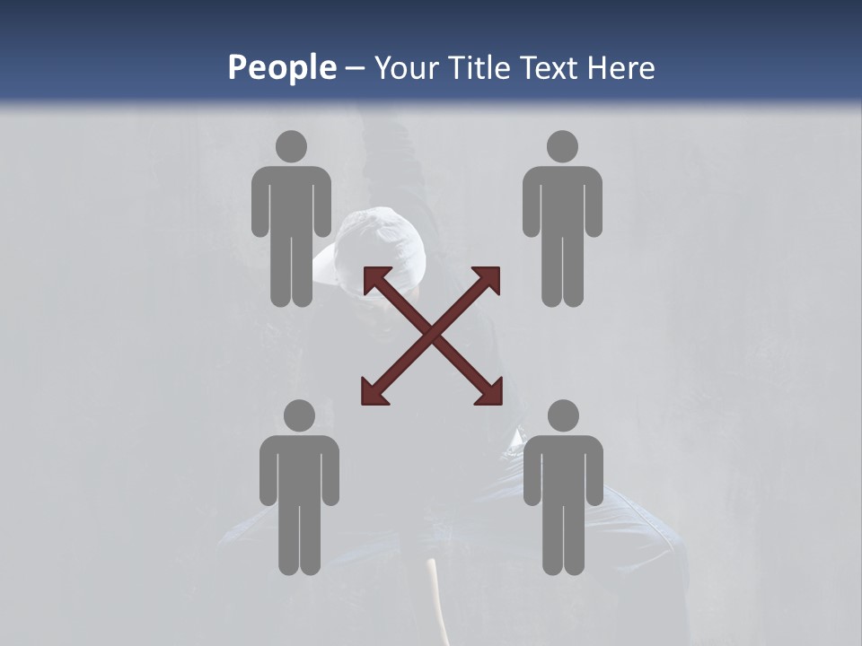 Modern Dance Pose PowerPoint Template