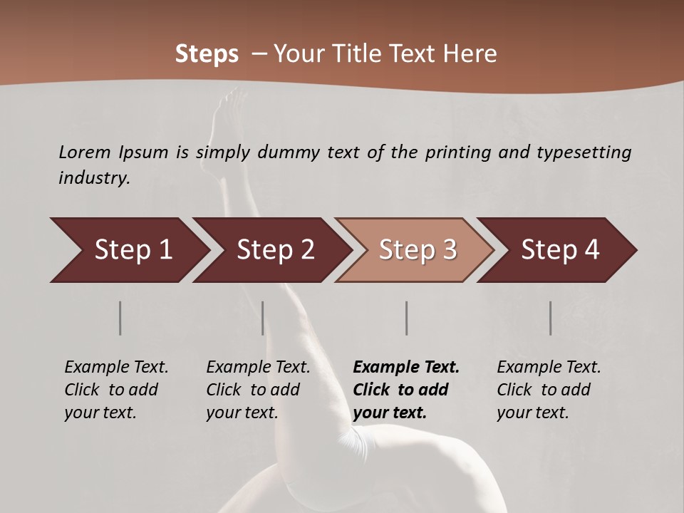 Yoga Man PowerPoint Template