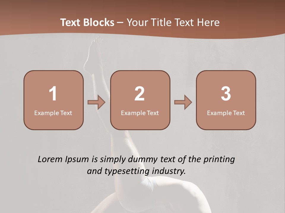 Yoga Man PowerPoint Template