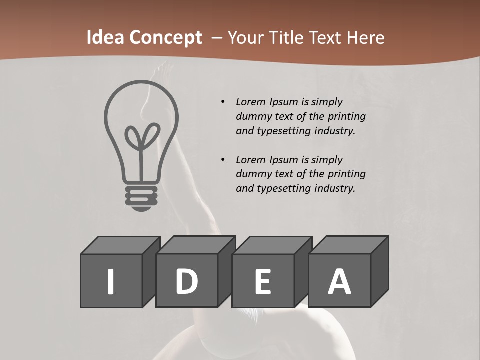 Yoga Man PowerPoint Template