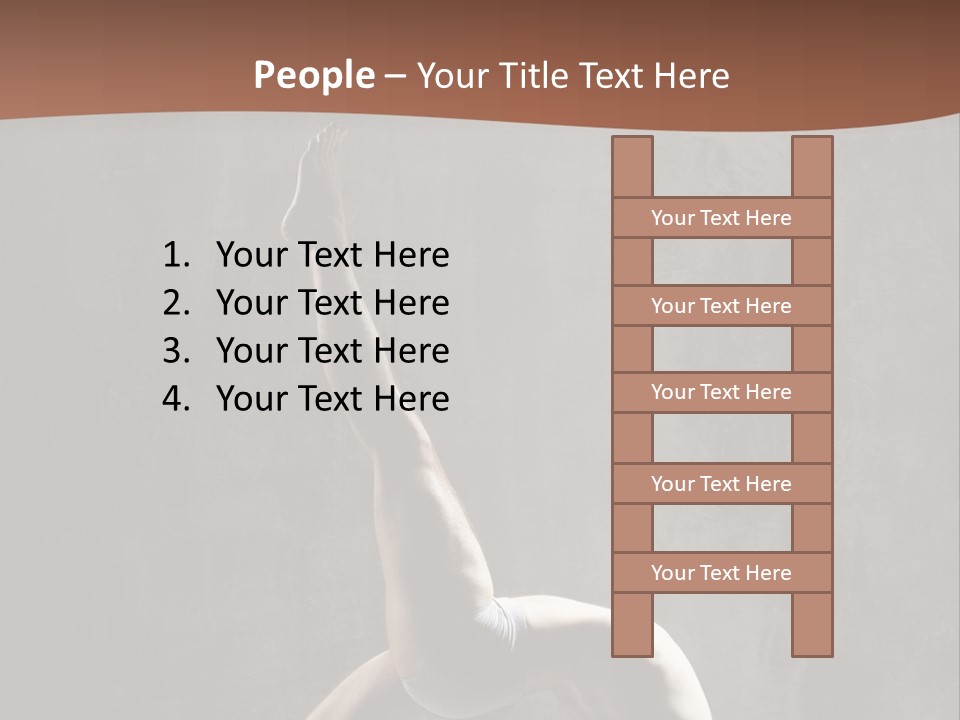 Yoga Man PowerPoint Template