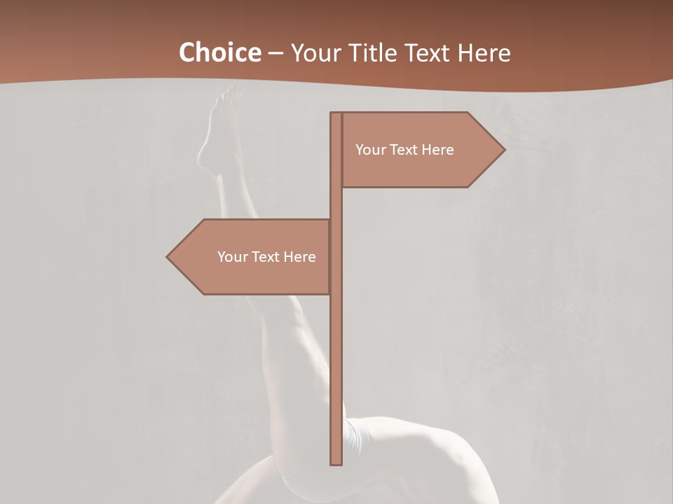 Yoga Man PowerPoint Template