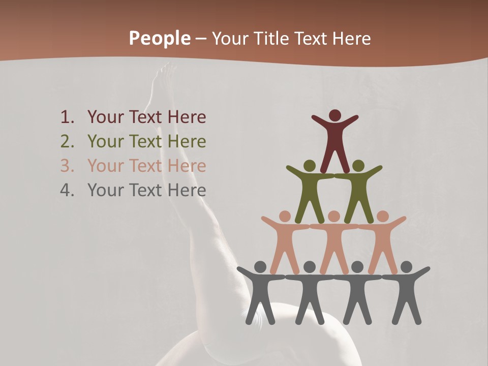 Yoga Man PowerPoint Template