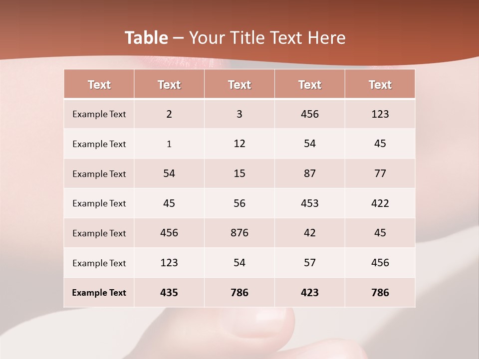 Lips Lipstick Model PowerPoint Template