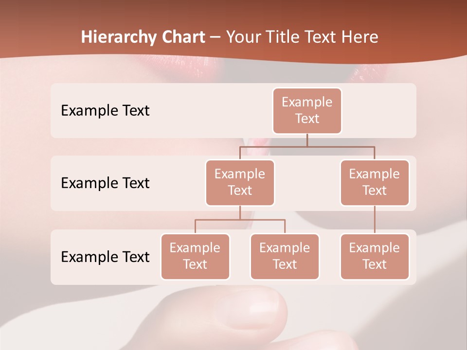 Lips Lipstick Model PowerPoint Template