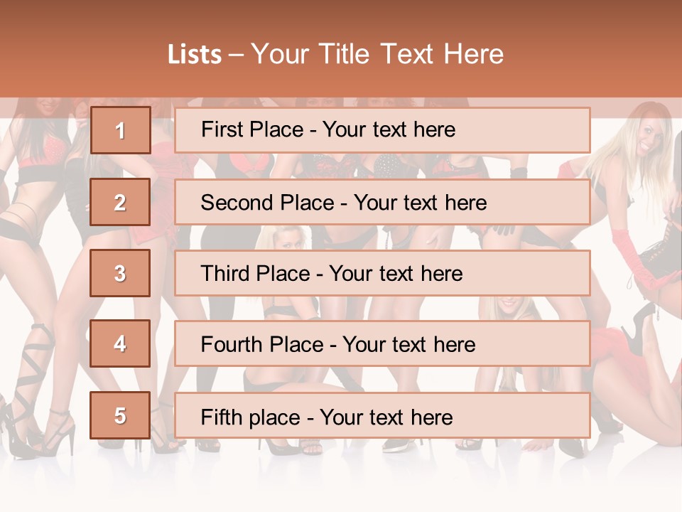 Women Photography Poses PowerPoint Template