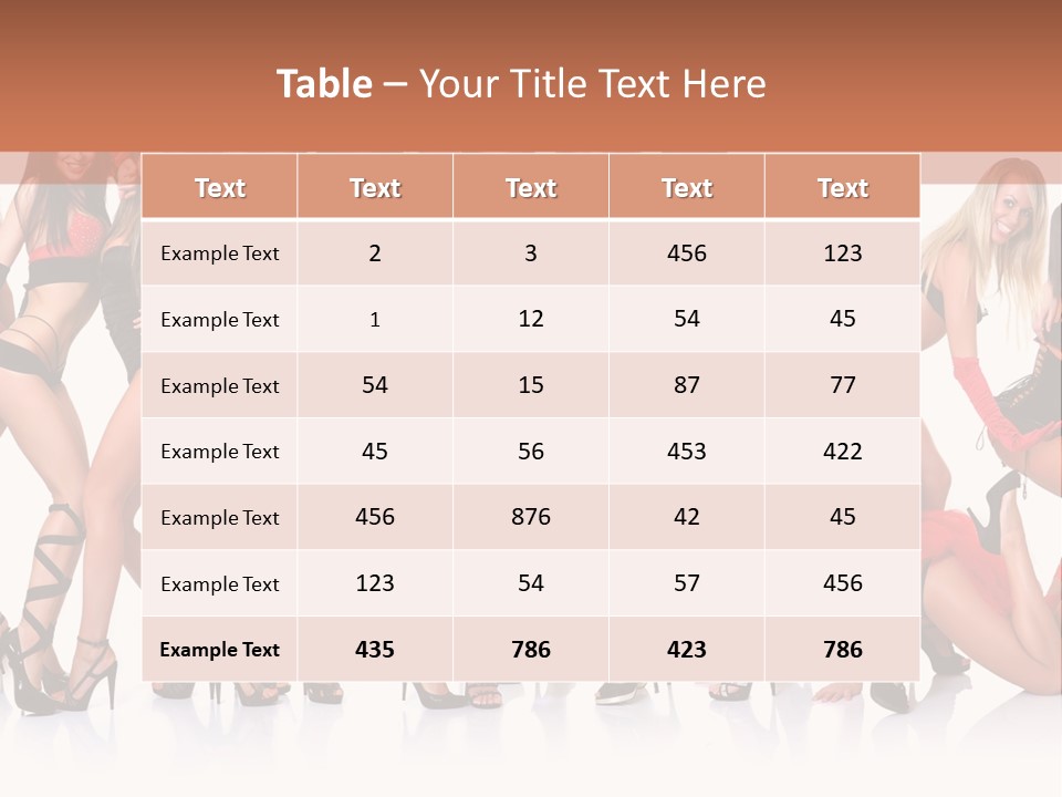 Women Photography Poses PowerPoint Template