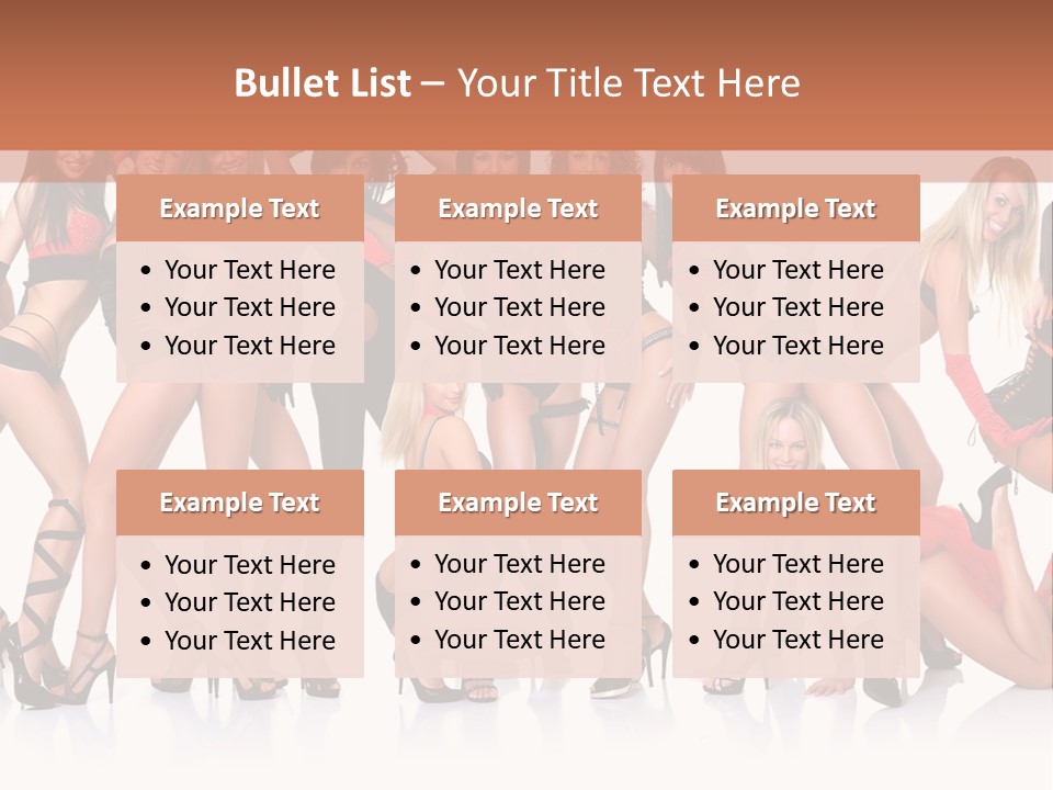 Women Photography Poses PowerPoint Template