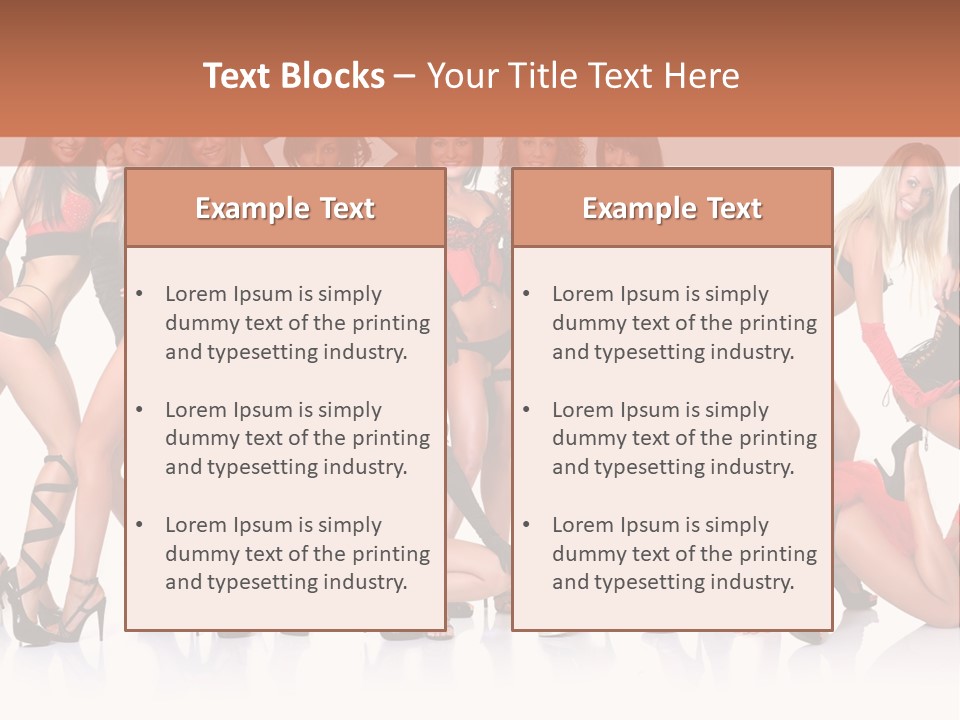 Women Photography Poses PowerPoint Template