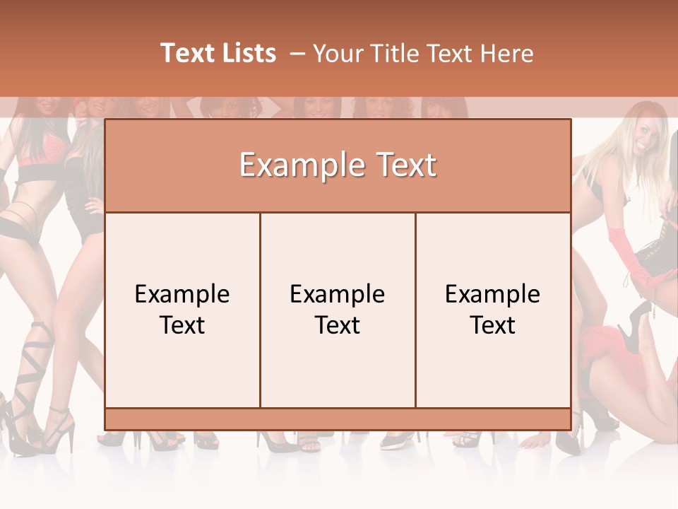 Women Photography Poses PowerPoint Template