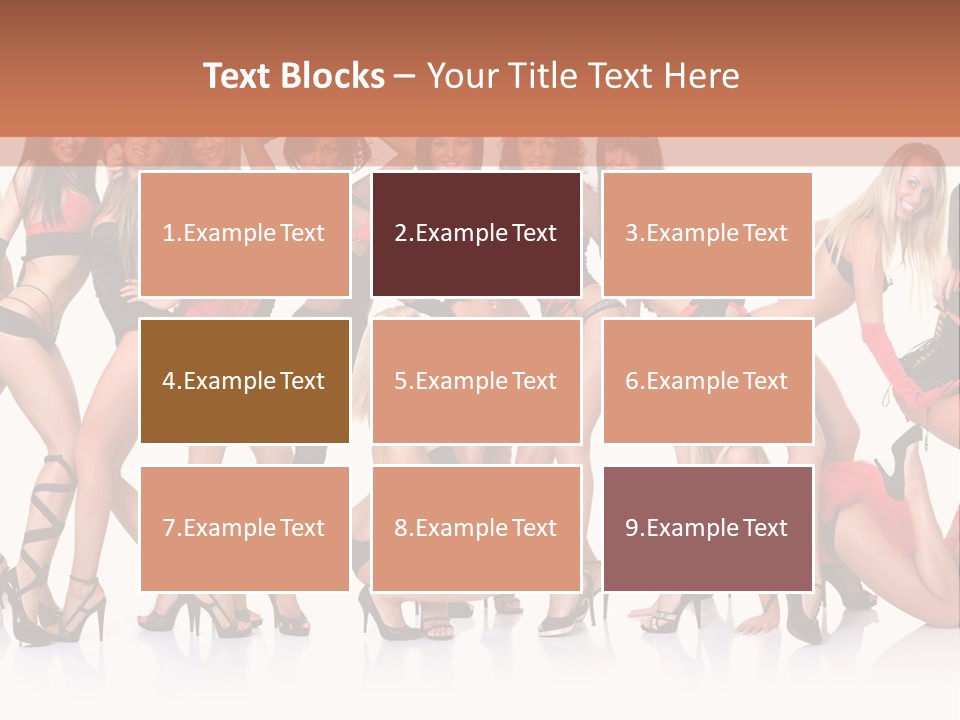 Women Photography Poses PowerPoint Template