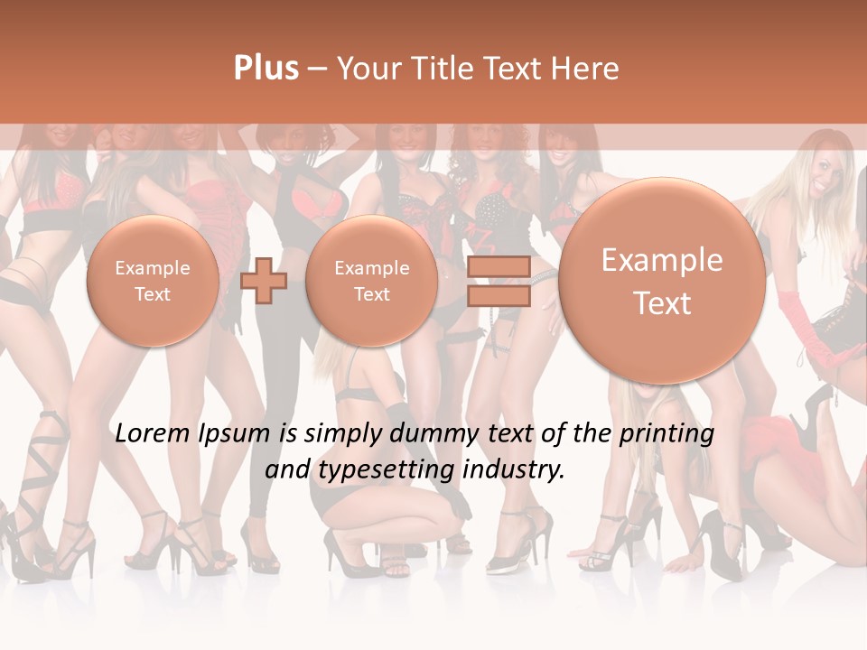 Women Photography Poses PowerPoint Template