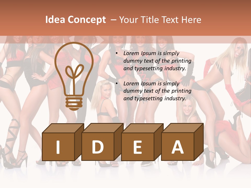 Women Photography Poses PowerPoint Template