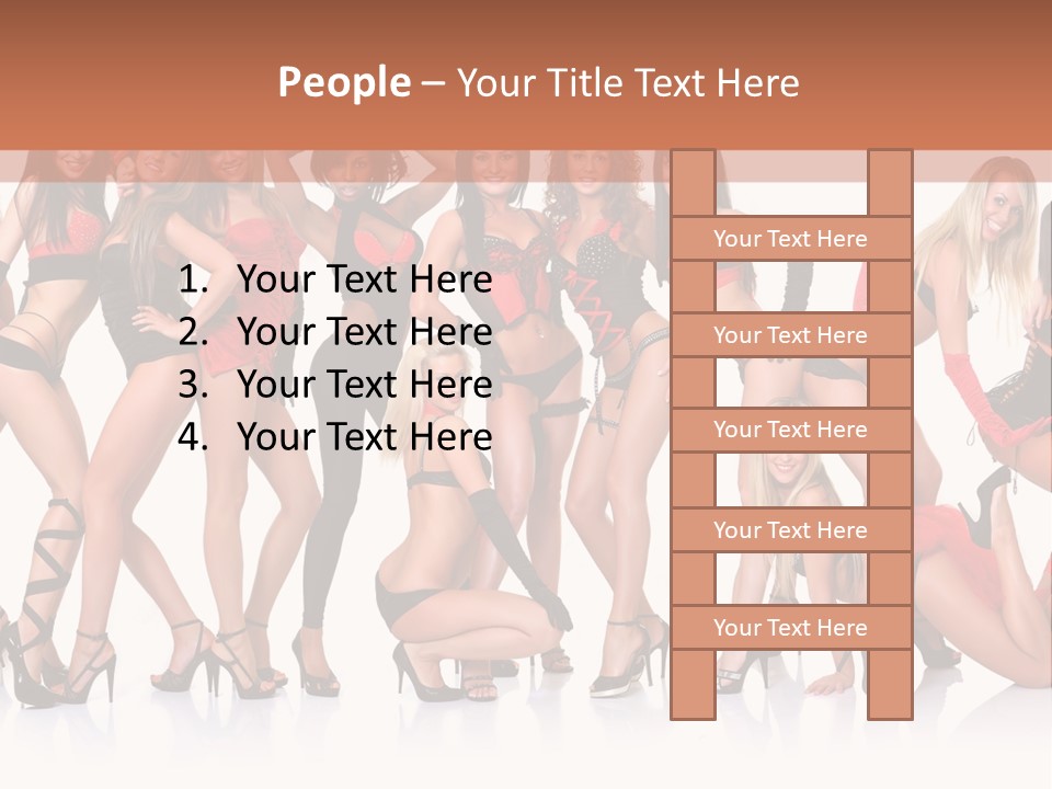 Women Photography Poses PowerPoint Template