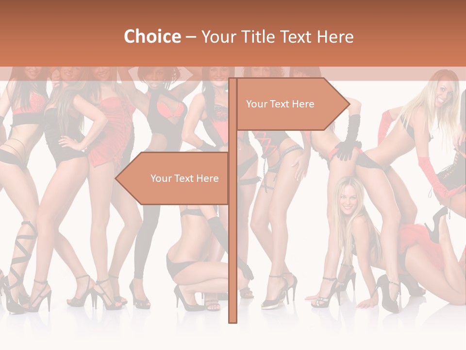 Women Photography Poses PowerPoint Template