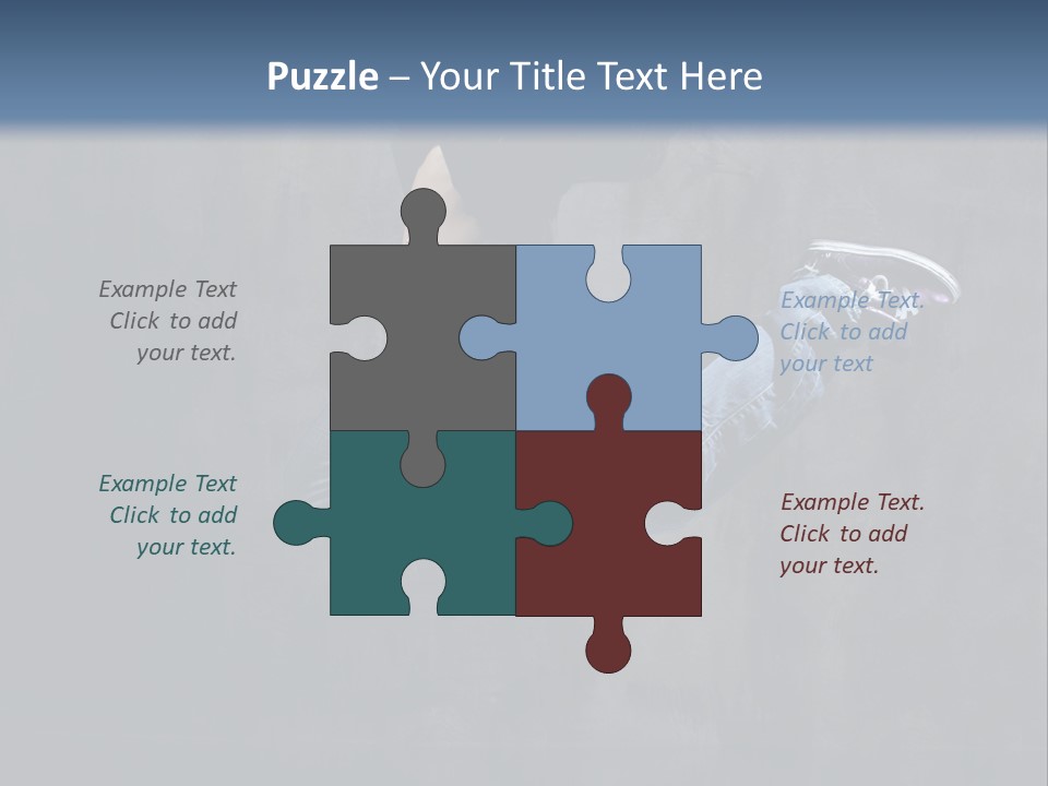 Jump Movement Woman PowerPoint Template