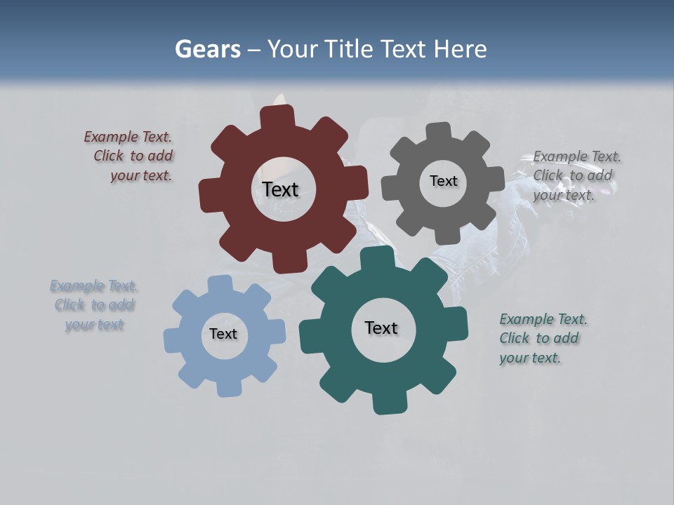 Jump Movement Woman PowerPoint Template